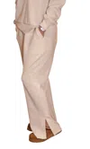 P.cill Butter Wide Leg Pants In Eggshell In Neutral