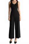 P.cill Jasmine Butter Modal Jumpsuit In Black In Black