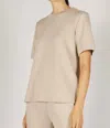 P.cill Modal Tee Shirt In Taupe In Grey