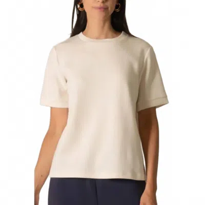 P.cill Perfect Short Sleeve Tee In White In Neutral