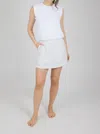 P.cill Scuba Skort In Heather Grey In Grey