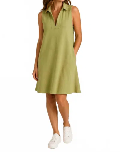 P.cill Sleeveless Tennis Dress In Green In Multi