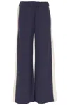 P.cill Women's Butter Modal Side Strip Wide Leg Pants In Navy In Blue