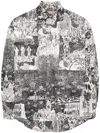 Pdf Agw Graphic-print Shirt In Black