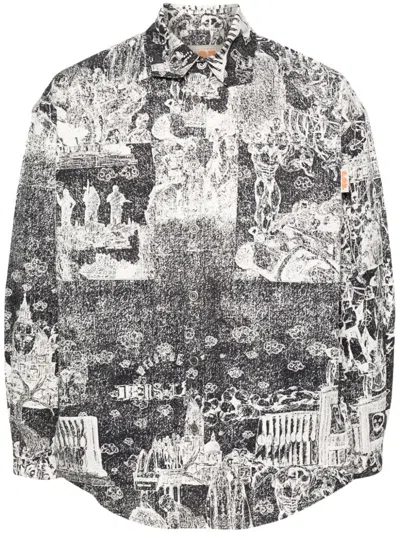 Pdf Agw Graphic-print Shirt In Black