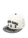 Pdf Bandana-panel Flat Cap In White