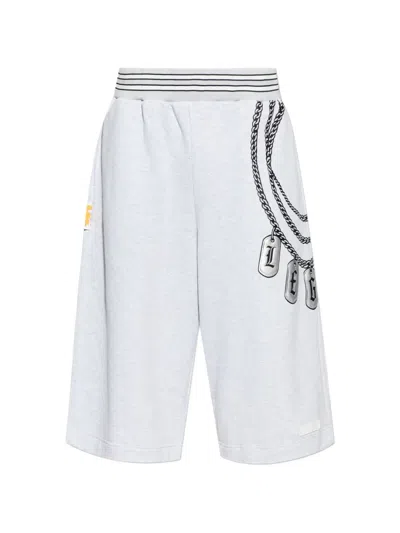 Pdf Chain-print Trousers In White