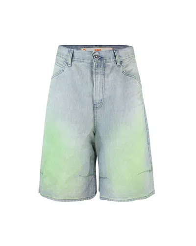 Pdf Channel Bermuda In Denim Flock In W0030