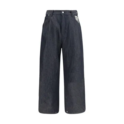 Pdf Channel Blue Cotton Relaxed Fit Jeans In Black