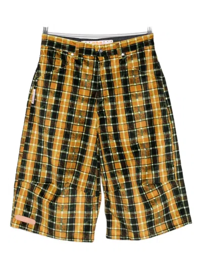 Pdf Channel Checked Shorts In Black