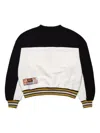 Pdf Channel Colour-block Sweatshirt In Black