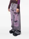 Pdf Channel Faded Distressed Jeans In Pink