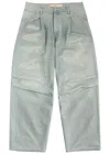 Pdf Channel Fat Angelo Distressed Wide-leg Jeans In Blue