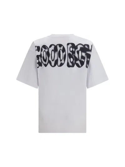 Pdf Channel Graphic Cotton T-shirt In White