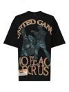Pdf Channel Graphic-print Crew-neck T-shirt In Black