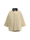 Pdf Channel Oversized Cotton Jacket In Neutral