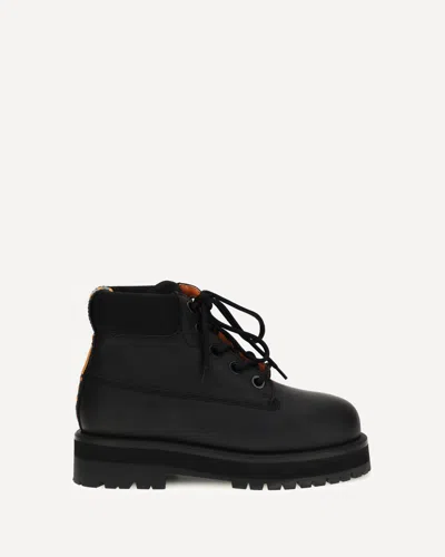 Pdf Channel Leather Ankle Boots In Black