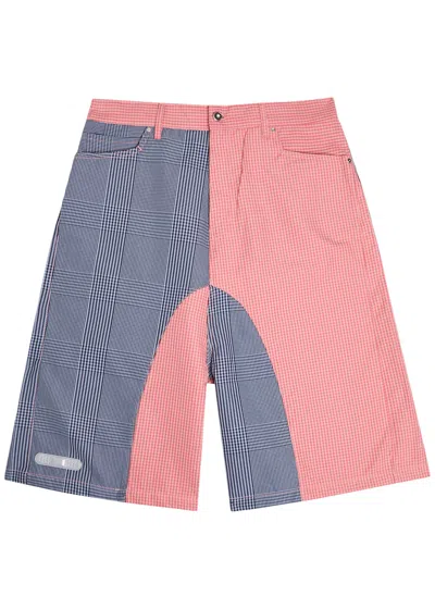 Pdf Channel Low Ride Checked Cotton-blend Shorts