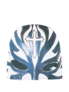 Pdf Channel Mask-print Beanie In Blue