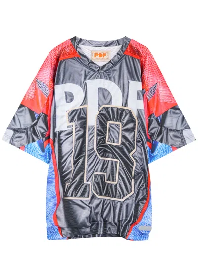 Pdf Channel Printed Stretch-jersey Football T-shirt