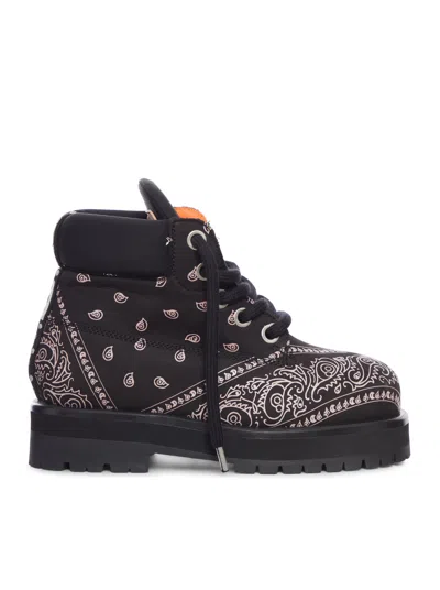 Pdf Channel Strada Low Bandana Leather Sneaker In Multi