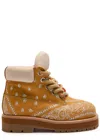 Pdf Channel Strada Low Bandana Printed Suede Boots In Brown