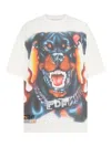Pdf Channel The Boy Rottweiler Print T-shirt In White