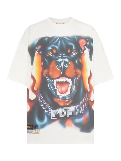 Pdf Channel The Boy White Dog T-shirt In Multi