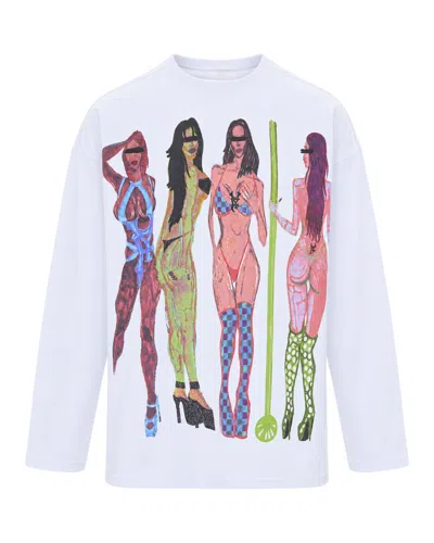 Pdf Channel T-shirt Ls Lapdance White
