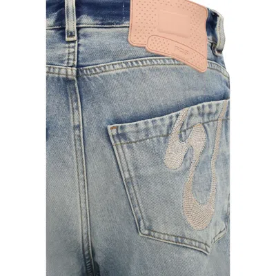 Pdf Channel Viscose Relaxed Fit Men's Jeans In Blue