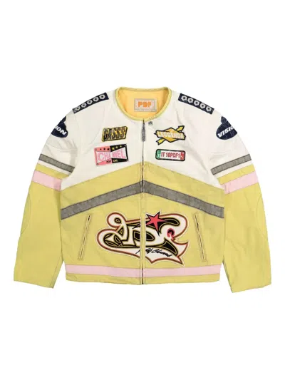 Pdf Chopper Biker Jacket In Yellow
