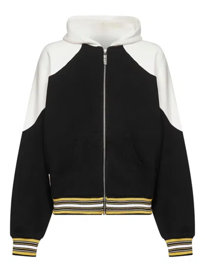 PDF COLOUR-BLOCK ZIP-UP HOODIE