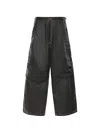 Pdf Contrast-stitch Cargo Pants In Black
