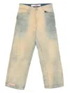 Pdf Jeans With Lightened Inserts In Blue