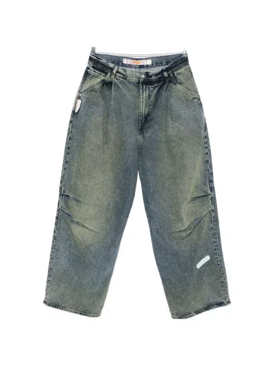 Pdf Front-pleat Jeans In Blue