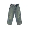 Pdf Front-pleat Jeans In Blue