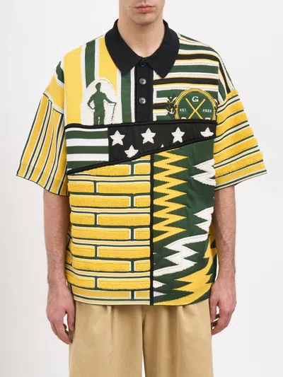 Pdf Golf Polo Shirt In Yellow