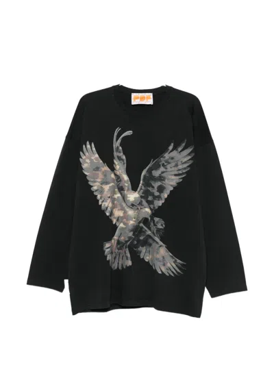 Pdf Graphic-print Long-sleeves Sweatshirt In Multi