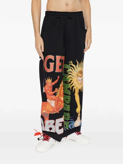Pdf Graphic-print Track Pants In Black