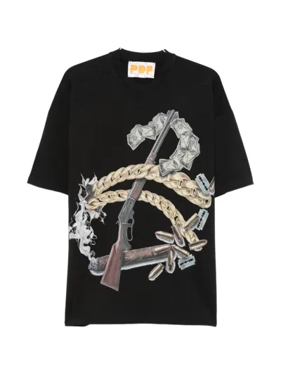 Pdf Graphic-print T-shirt In Black