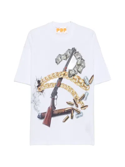 Pdf Graphic-print T-shirt In White