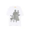 Pdf Checkered Graphic Print T-shirt In Multi