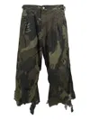 Pdf Guerilla Camouflage Frayed Trousers In Multi