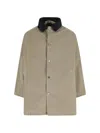 Pdf Corduroy-collar Jacket In Sand
