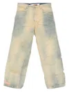 Pdf Jeans With Lightened Inserts In Blue
