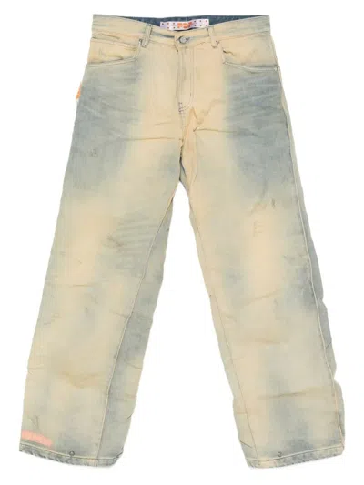 PDF PDF JEANS WITH LIGHTENED INSERTS