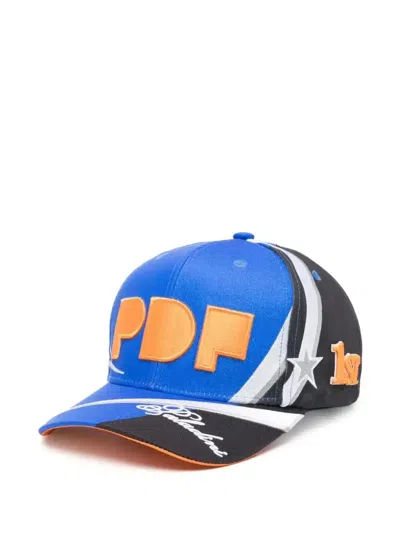 Pdf Logo-embroidered Cap In Blue