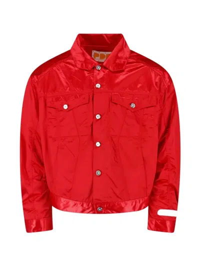 Pdf Logo-detail Bomber Jacket In Red