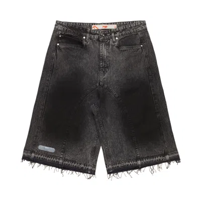 Pre-owned Pdf Low Ride Biker Shorts 'nero' | Black | Men's Size 32