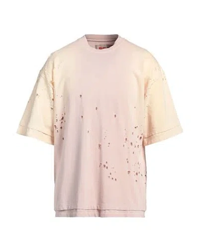 Pdf Man T-shirt Apricot Size M Cotton In Orange